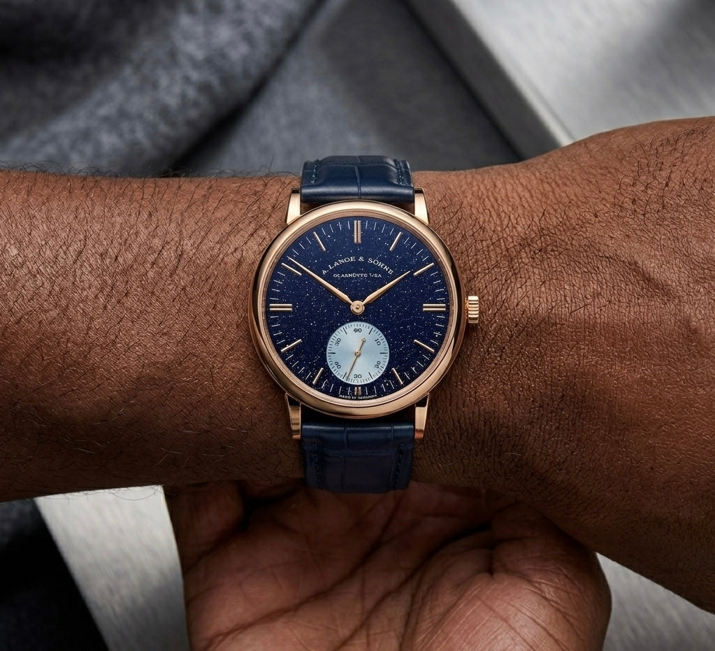 A. Lange & Sohne Saxonia Blue