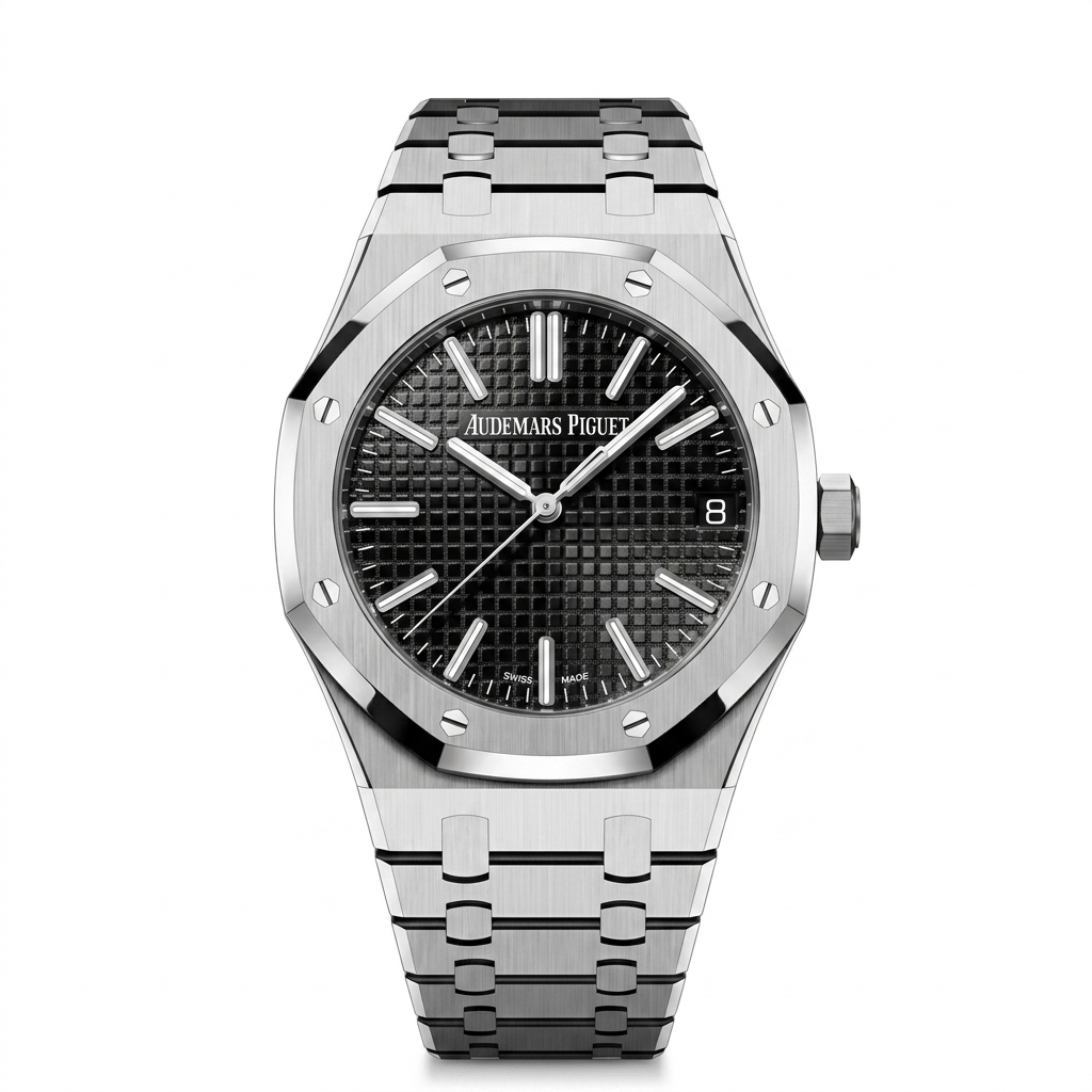 AP Royal Oak Silver Black Dial