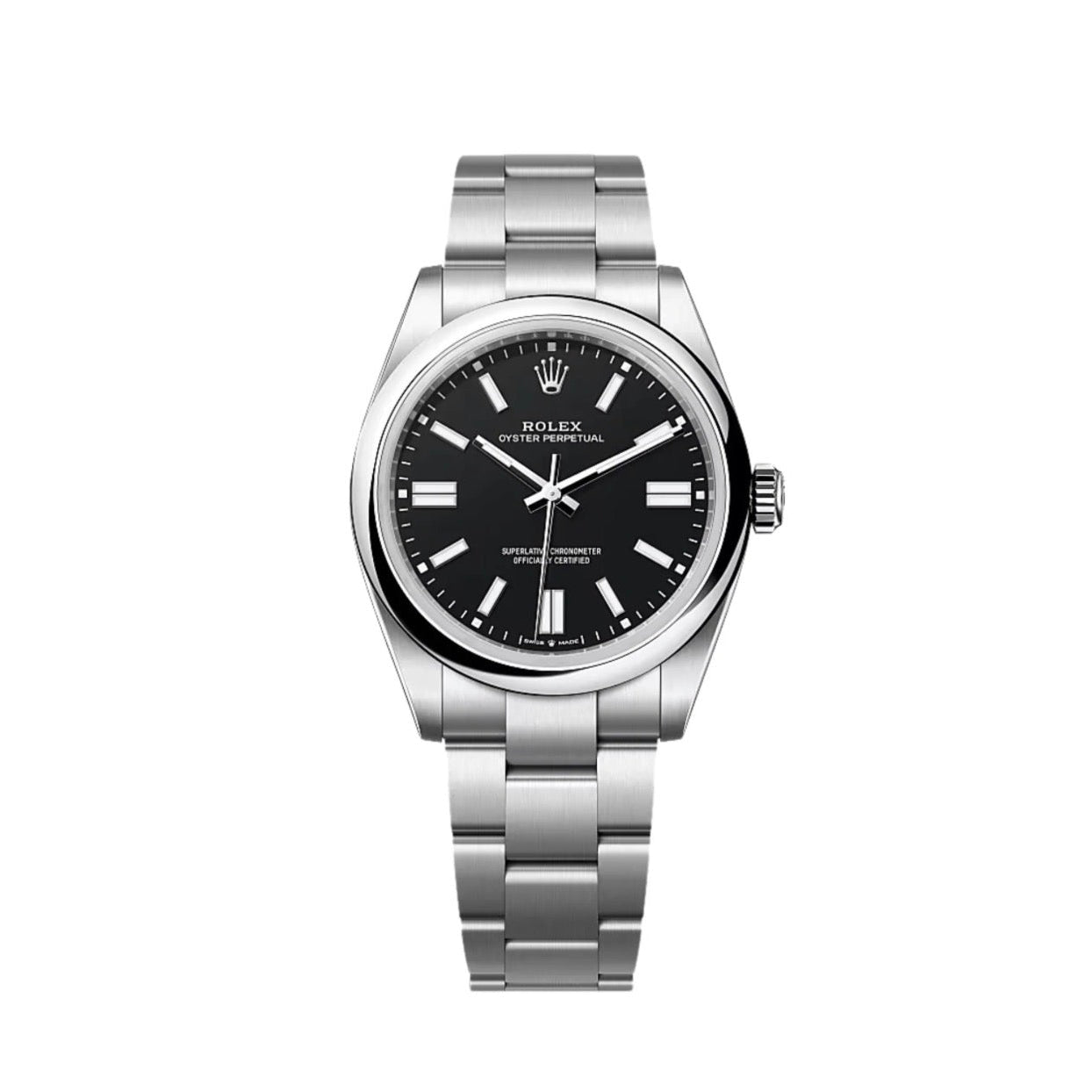 Oyster Perpetual Stainless Steel Black Dial 41 mm