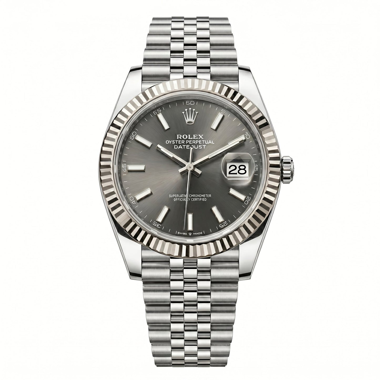 Datejust 41 Oystersteel "Slate"
