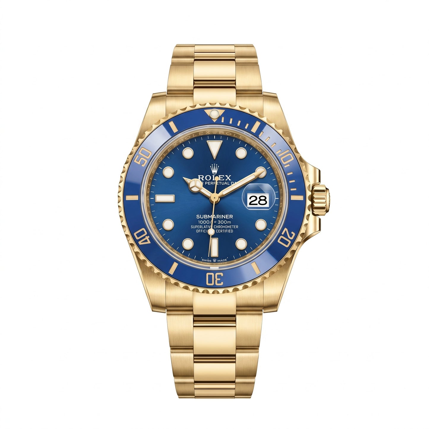 Submariner Date Full Yellow Gold "Blue Dial"