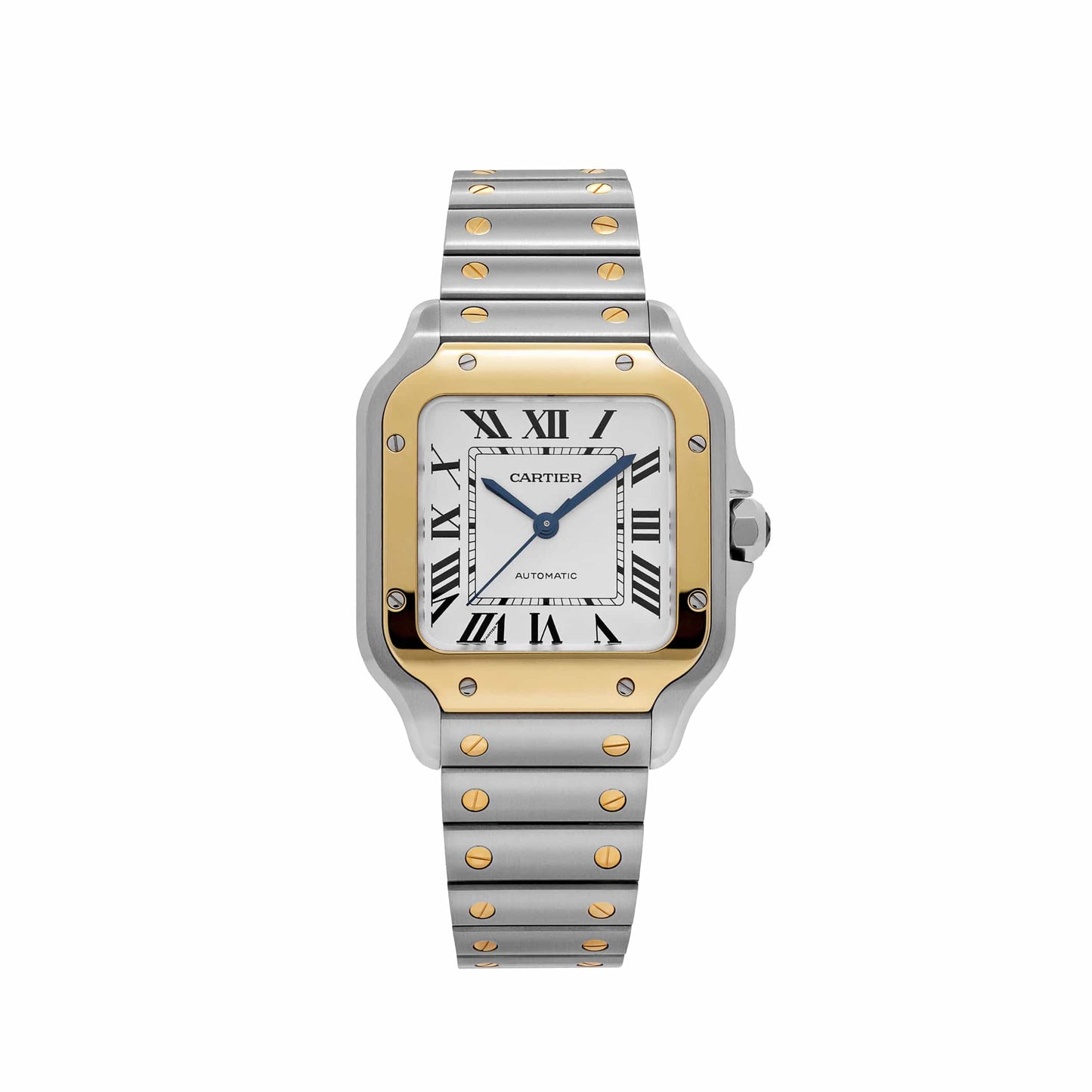 Cartier Santos Medium W2SA0016 Stainless Steel Yellow Gold White Dial Automatic (2026)