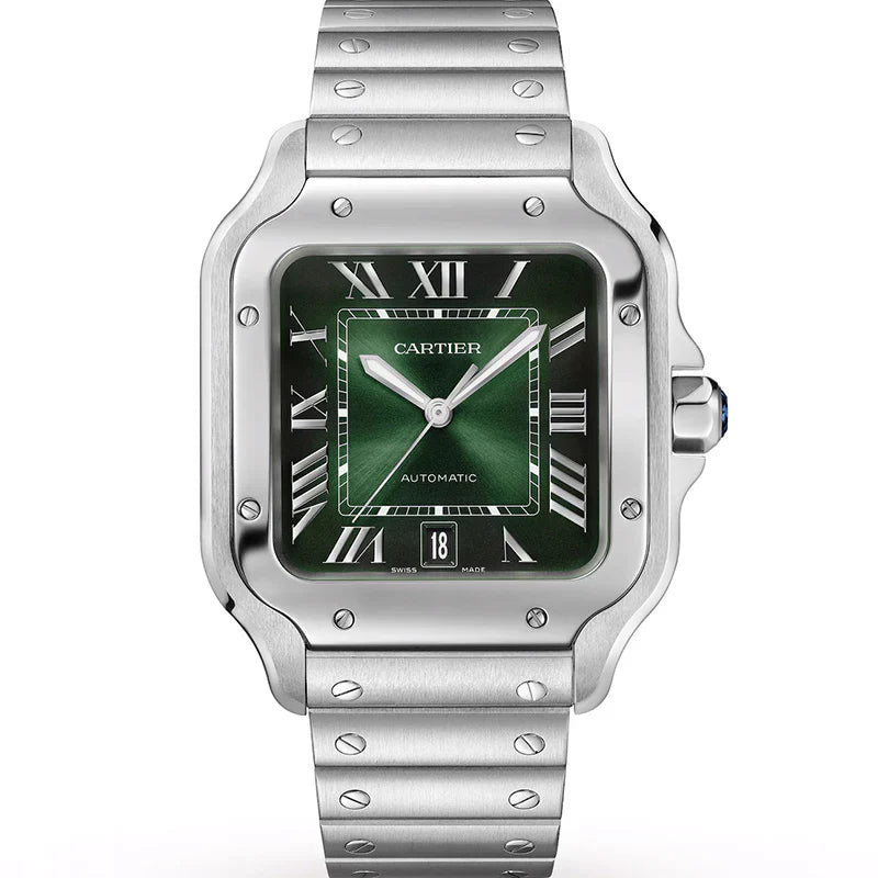 Cartier Santos Green Dial  40mm