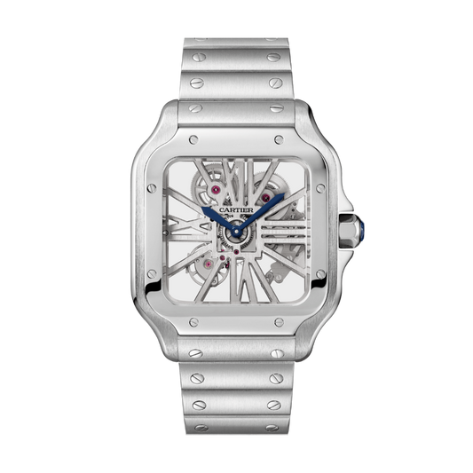 Cartier Santos Skeleton Stainless Steel