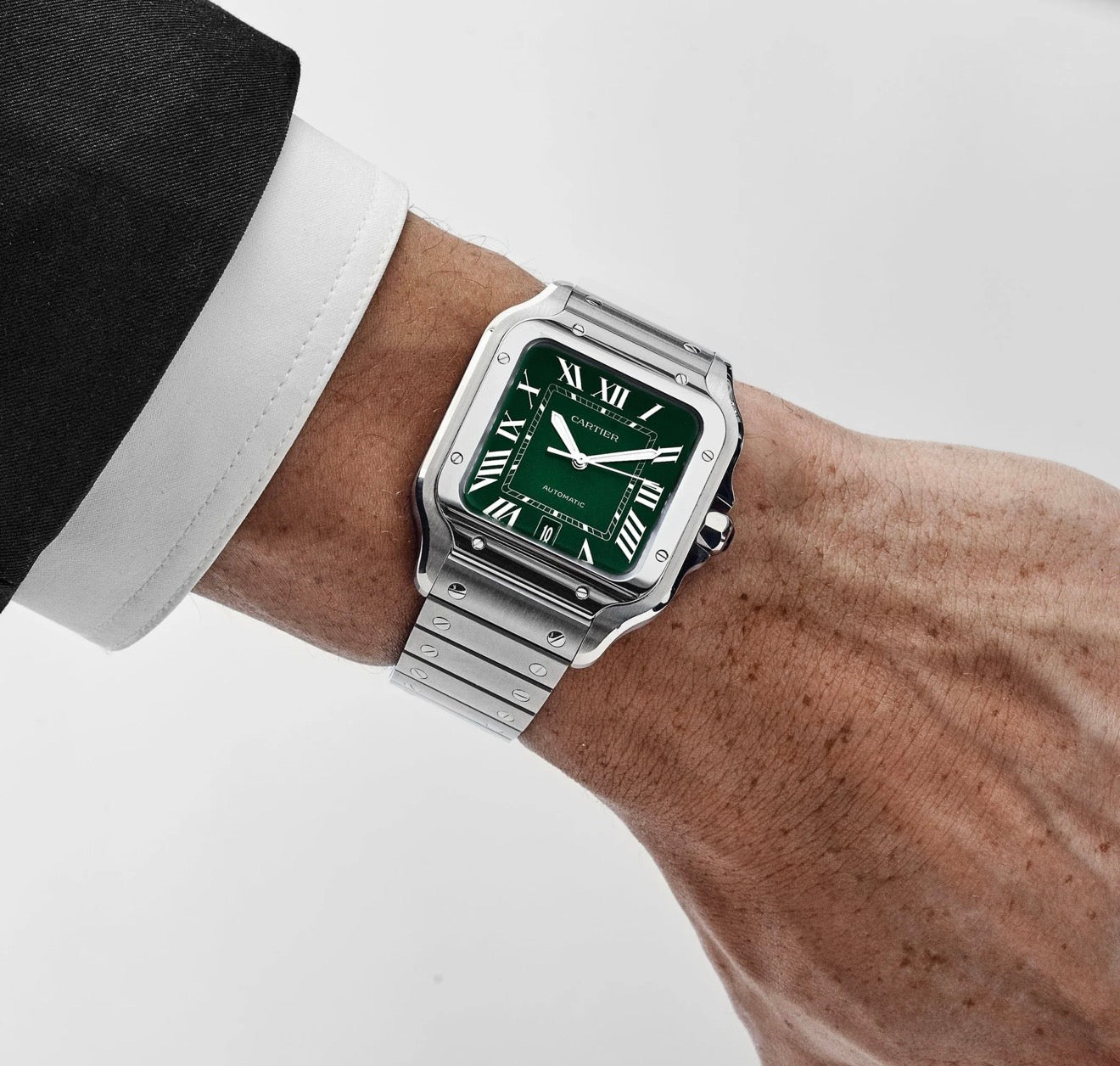 Cartier Santos Green Dial  40mm