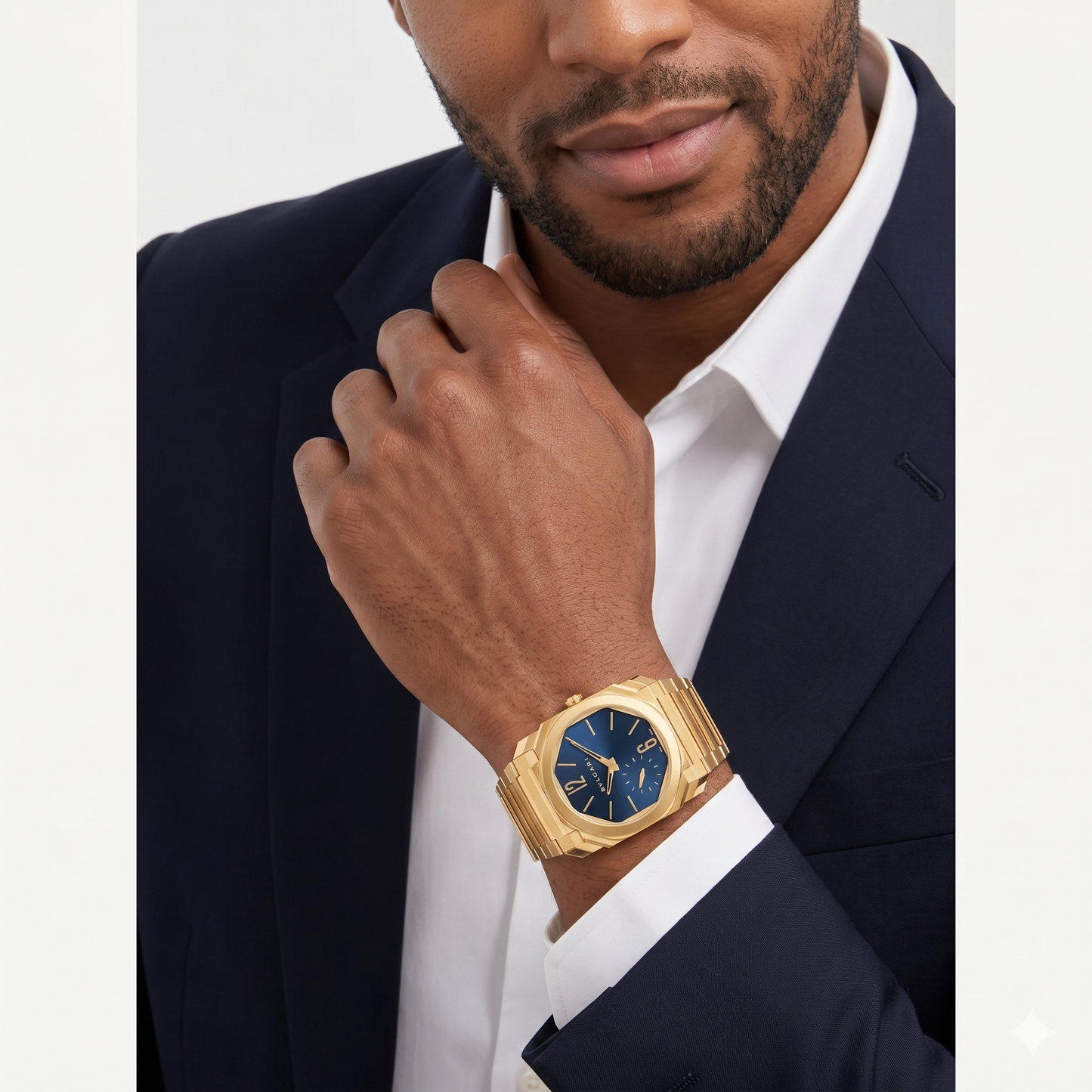Bvlgari Octo Finissimo Yellow Gold Blue Dial