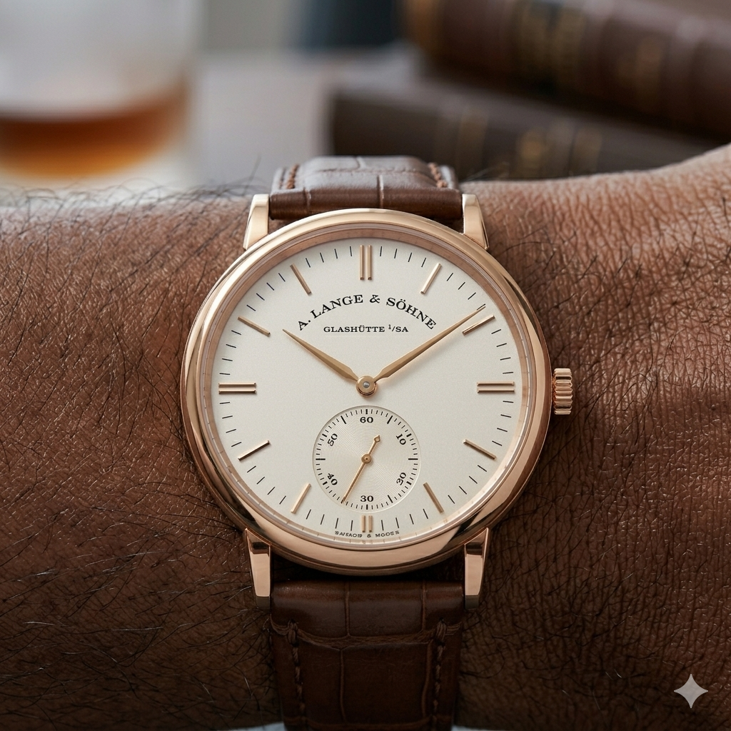 A. Lange & Sohne Saxonia Brown