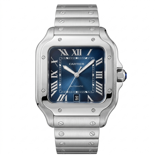 Cartier Santos Blue Dial