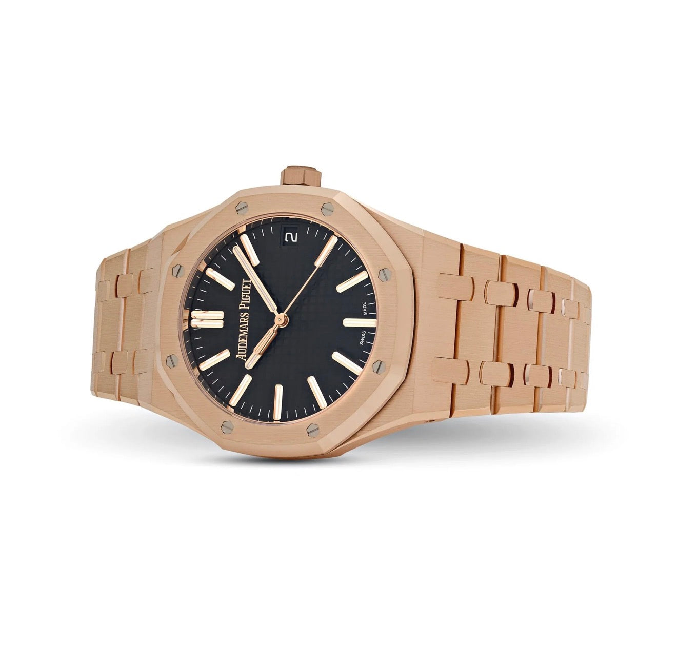Audemars Piguet Royal Oak Rose Gold Black Dial