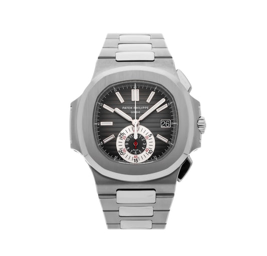 Patek Philippe Nautilus 5980/1A-014 Chronograph Stainless Steel Grey Dial