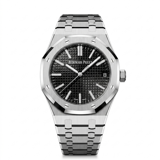 AP Royal Oak Silver Black Dial