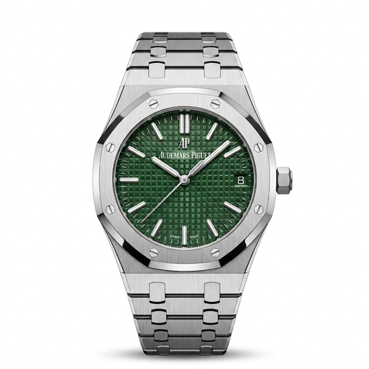 AP Royal Oak Silver Green Dial