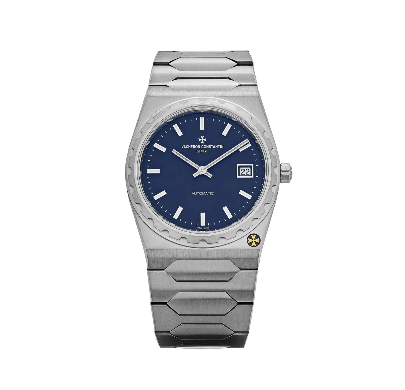 Vacheron Constantin Historiques '222'  Stainless Steel Blue Dial