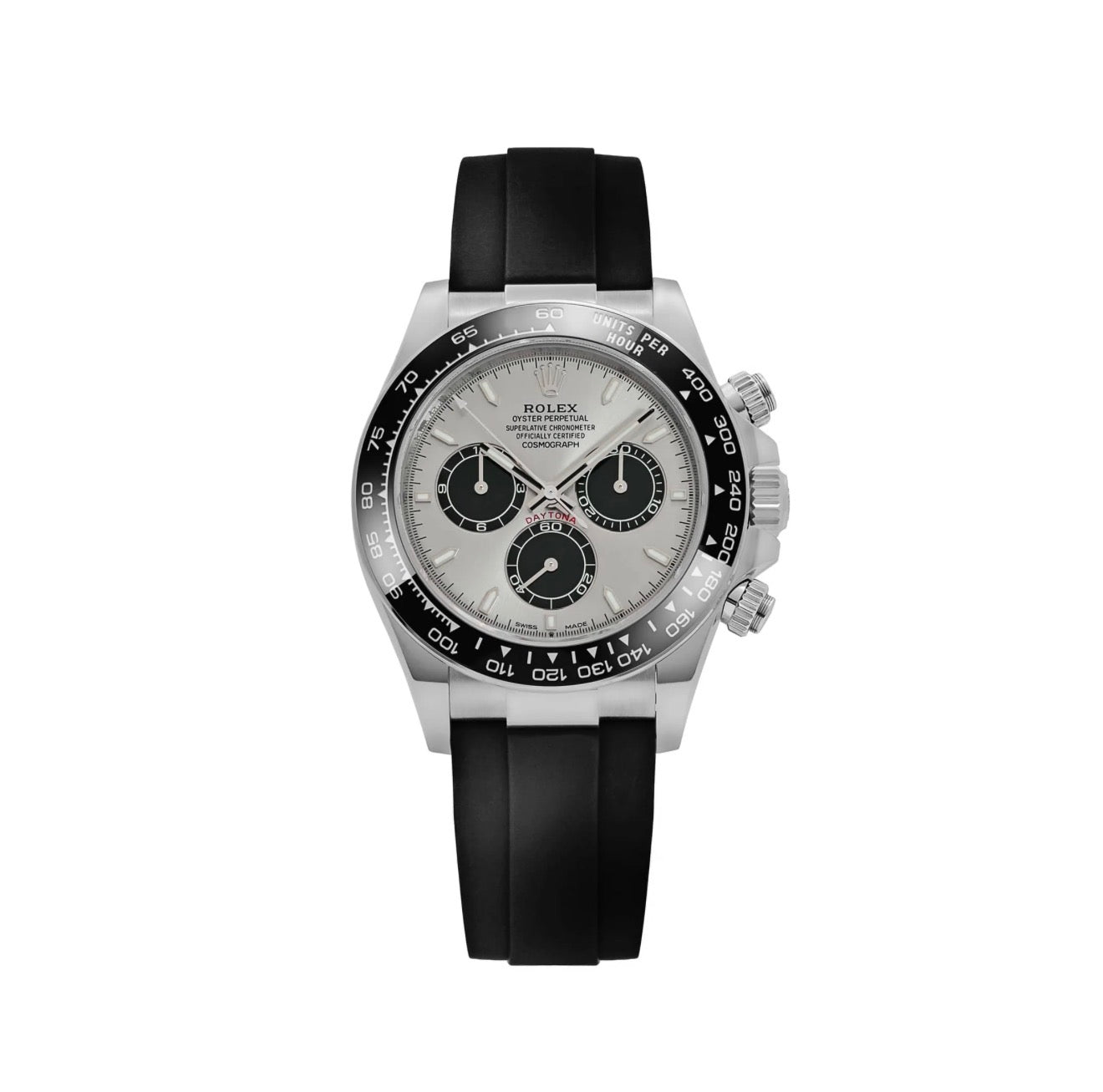 Daytona  'Ghost' White Gold Steel and Bright Black Dial