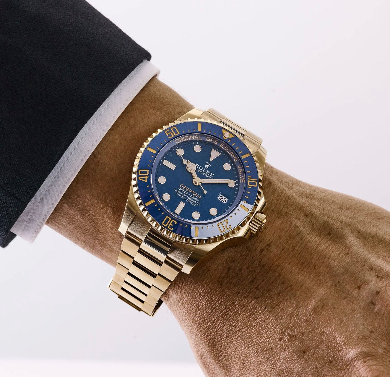 Deepsea Yellow Gold Blue Dial Oyster