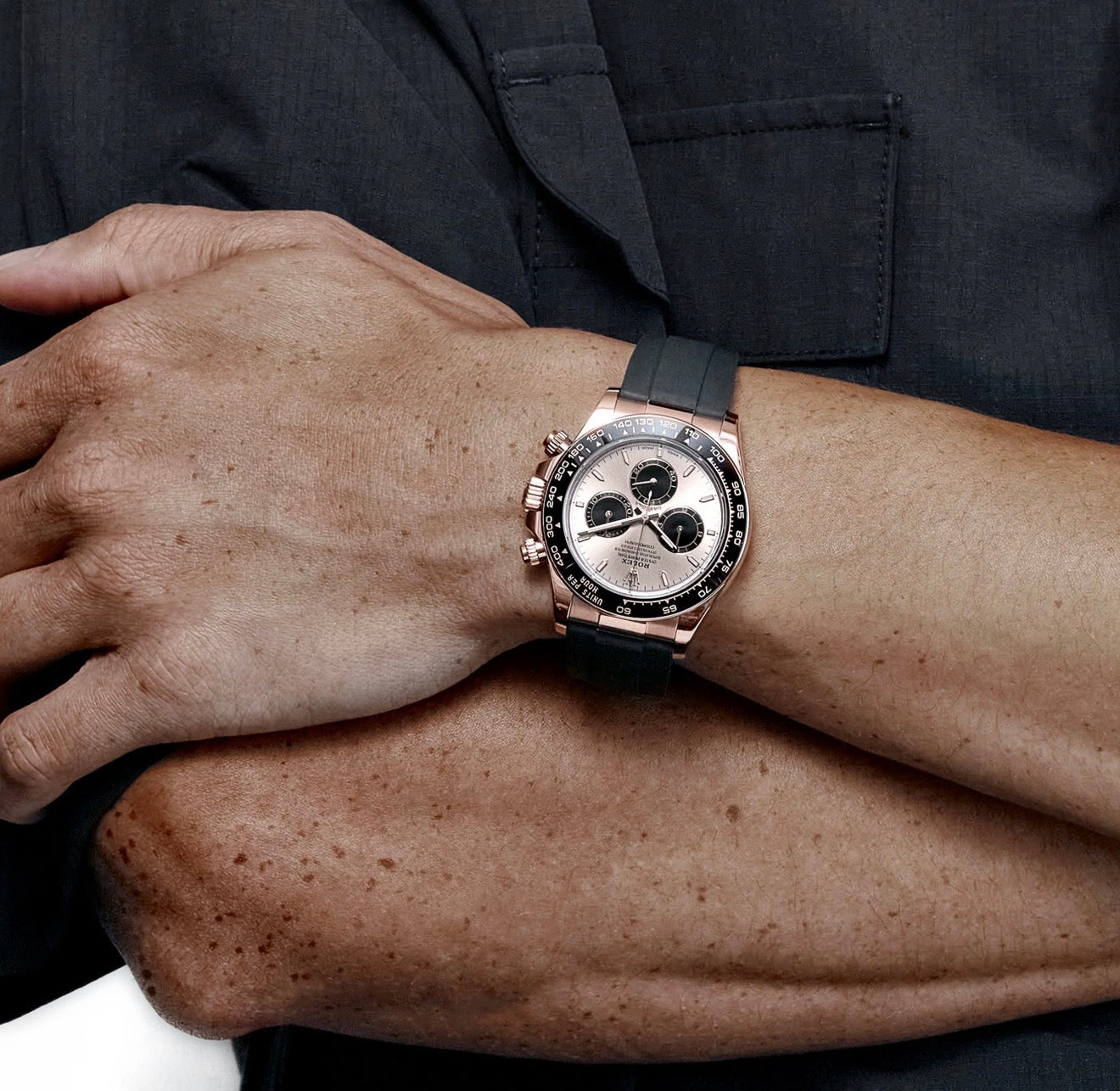Daytona Rose Gold Sundust Dial
