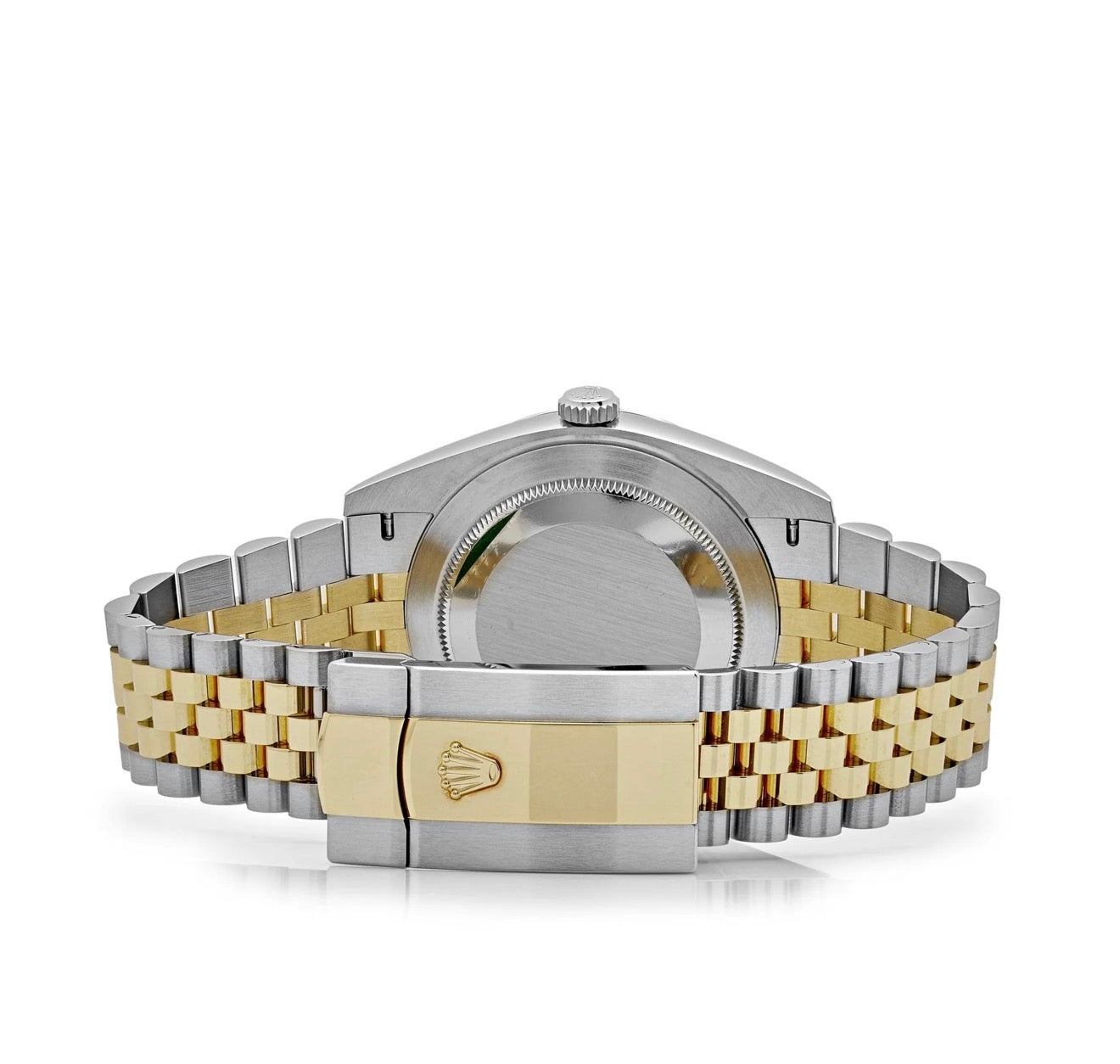 Datejust 'Wimbledon' Stainless Steel Yellow Gold Slate Dial Jubilee 41 mm