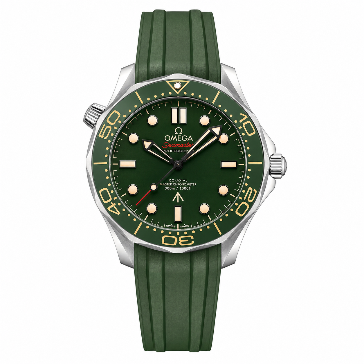 Omega Seamaster Diver 300M Rubber Green