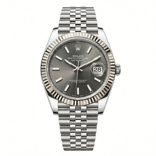 Datejust 41  Oystersteel  "Slate"