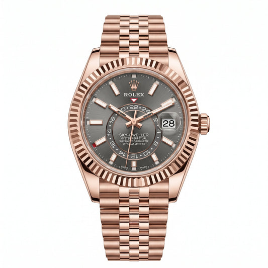 Sky-Dweller Everose Gold "Grey Dial" Jubilee