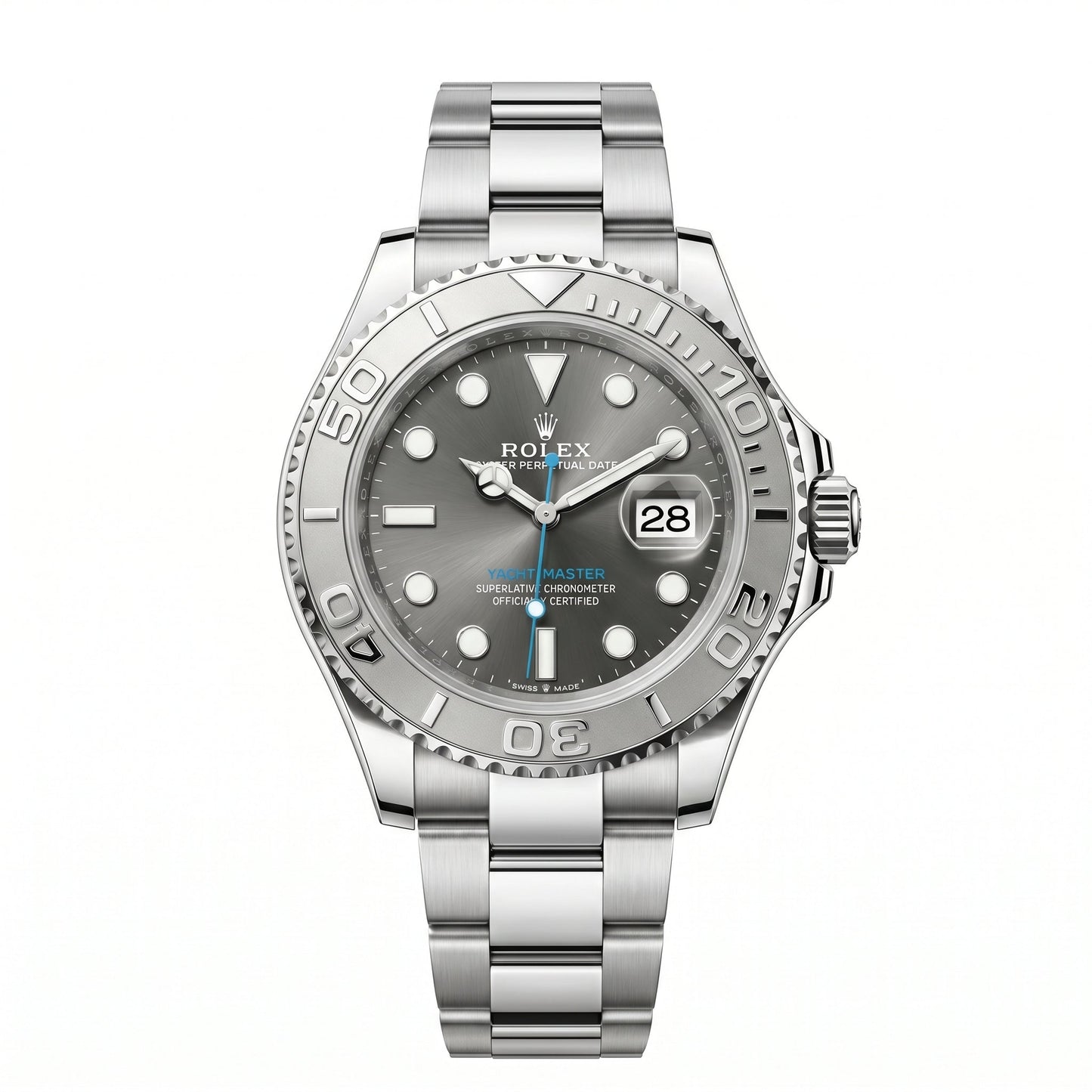 Yacht-Master 40 Oystersteel & Platinum "Rhodium"