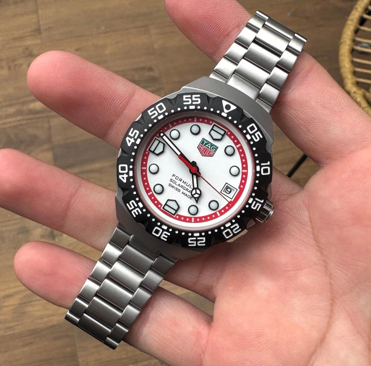 Tag Heuer Formula 1 Solargraph White WBP1111