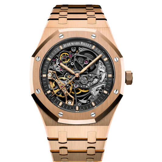 Audamers Piguet Royal Oak Rose Gold Skeleton self-winding Sale price