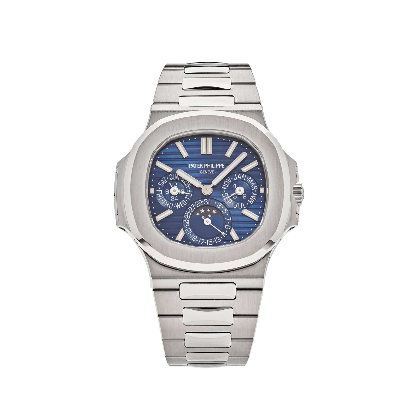 Patek Philippe Nautilus 5740/1G-001 Perpetual Calendar Moon Phases White Gold (2020)