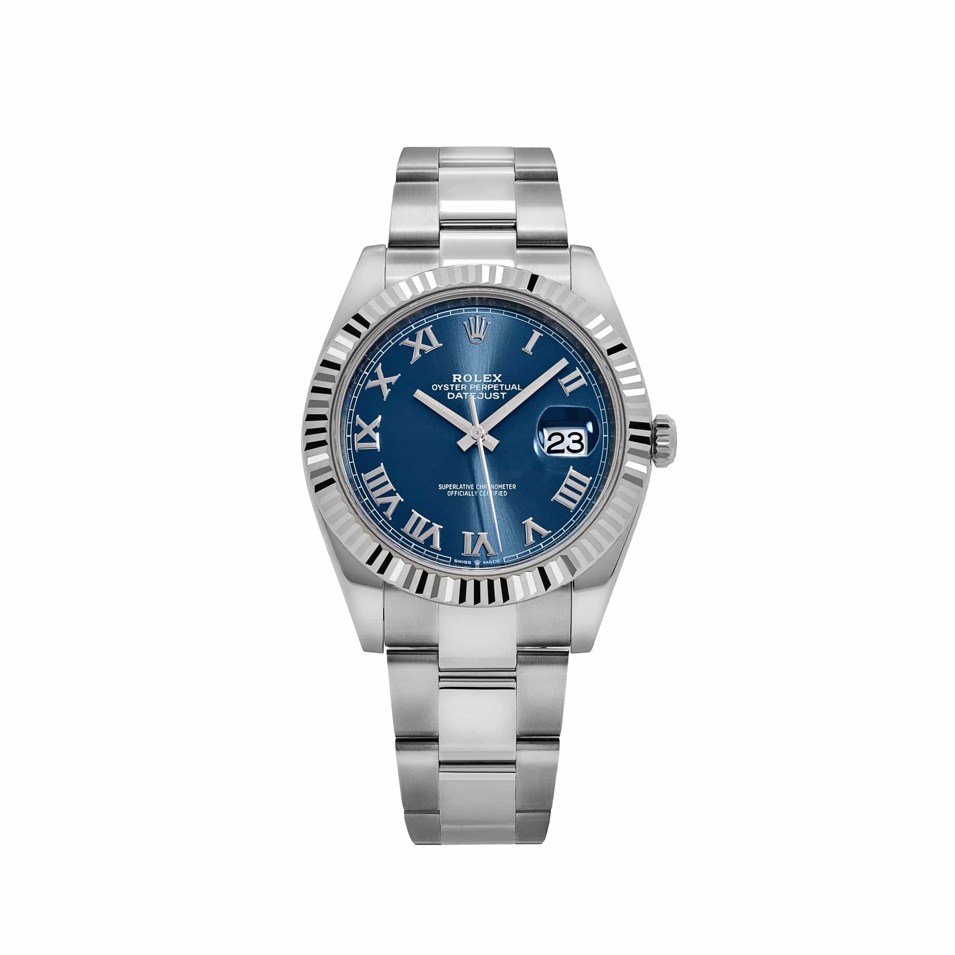 Rolex Datejust 41 126334 Stainless Steel Blue Roman Numerals Dial Oyster (2025)
